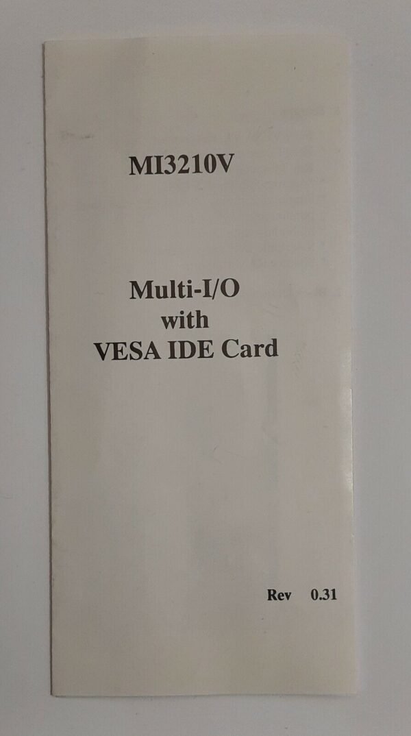 MI3210V Multi-I/O IDE Floppy VLB Controller (UMC, retro, 1993) - Image 5