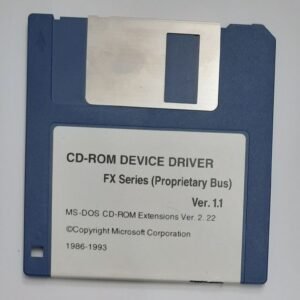 Microsoft / Mitsumi FX Series CD-ROM Treiber Diskette (retro, 1993)