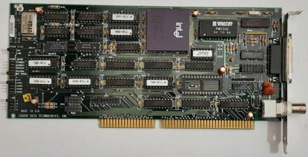 COGENT E/MASTER II ISA Netzwerkkarte (Intel A82596SX-20, BNC, Ethernet, 1990)