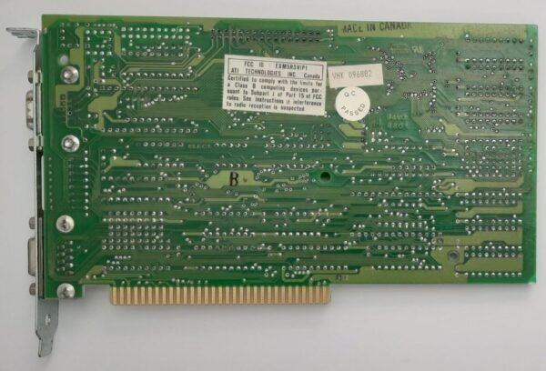ATI VIP 8-bit ISA VGA Grafikkarte (16899-0, P82C441, 256KB, EGA, retro, 1988) - Image 4