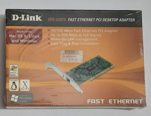 D-Link DFE-528TX PCI Netzwerkkarte (OVP)