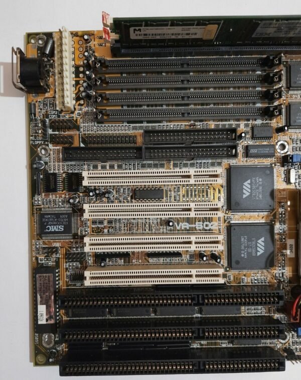 FIC VA-502 Sockel 7 ISA Mainboard + Pentium MMX 200MHz + 64MB SD-RAM - Image 2