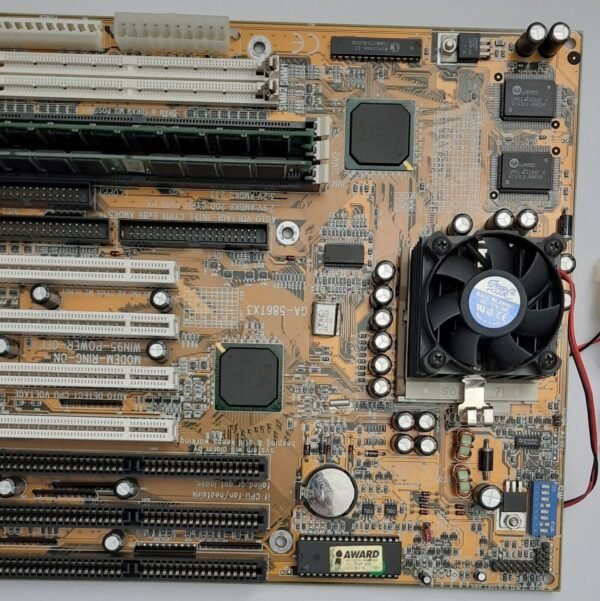 Gigabyte GA-586TX3 i430TX Sockel 7 ISA retro Mainboard + AMD K6 233MHz + 64MB - Image 3