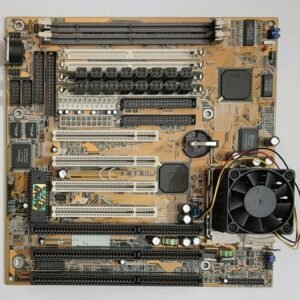 Tekram P5T30-B4E Sockel 7 ATX/AT ISA Mainboard + Pentium MMX 233MHz + 64MB RAM