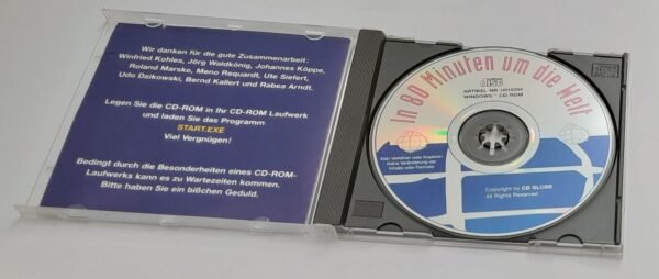 In 80 Minuten um die Welt. CD-ROM (CD GLOBE, 486, Windows 3.x, retro) - Image 2