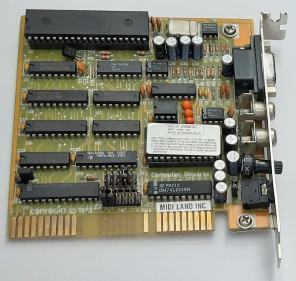 Midi Land MD-801 8-bit ISA Soundkarte (Sound Blaster-Clone, OPL2, retro, 1992) - Image 2