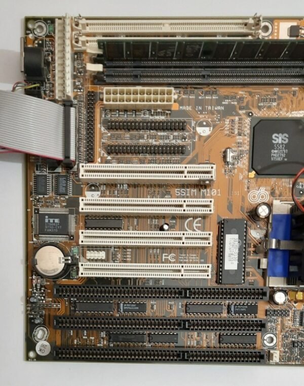 Chaintech 5SIM Sockel 7 ISA Mainboard + AMD K6 266MHz + 64MB SD-RAM - Image 2