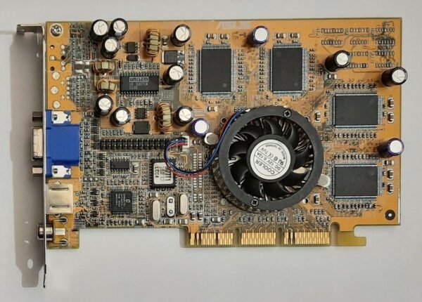 ASUS V7700 AGP Grafikkarte (nvidia GeForce2 GTS, 32MB DDR, 2001)