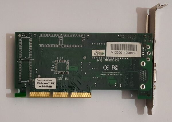 ATI Radeon VE AGP Grafikkarte (TV out, RV100, 4RV1A102, 64MB, 2001) - Image 4