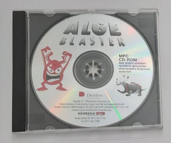 ALGE Blaster CD-ROM (MPC, Heureka Klett, 486, Windows 3.x, 1994, retro)