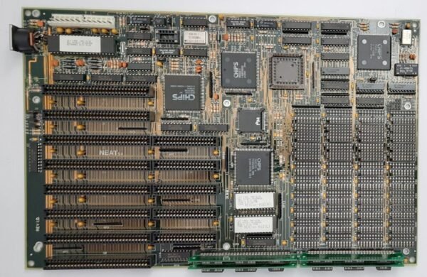 Elitegroup NEAT SX Rev. 1.0 ISA retro Mainboard + Intel 80386SX 16MHz + 1MB RAM
