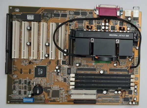 ABIT KA7 Slot A ISA AGP retro Mainboard + AMD Athlon 800MHz + 256MB RAM