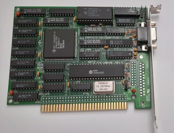 ATI Graphics Solution Plus Rev 1 8-bit ISA Grafikkarte (HGC, CGA, retro, 1987) - Image 2