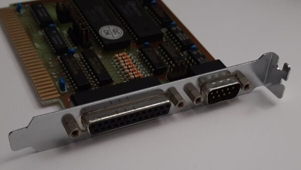 Suntra 8-bit ISA Multi-I/O Controller (RS-232, COM, seriell, LPT, Winbond, 1991) - Image 3