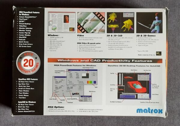 Matrox MGA Impression Plus ISA Grafikkarte (IS-Athena R1, MGA-IMP+/A, 2MB, OVP) - Image 11