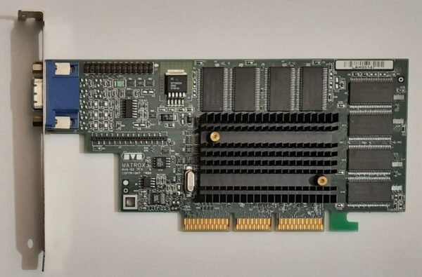 Matrox Millennium G400 AGP Grafikkarte (G4+M4A16DG, 16MB, 1999)