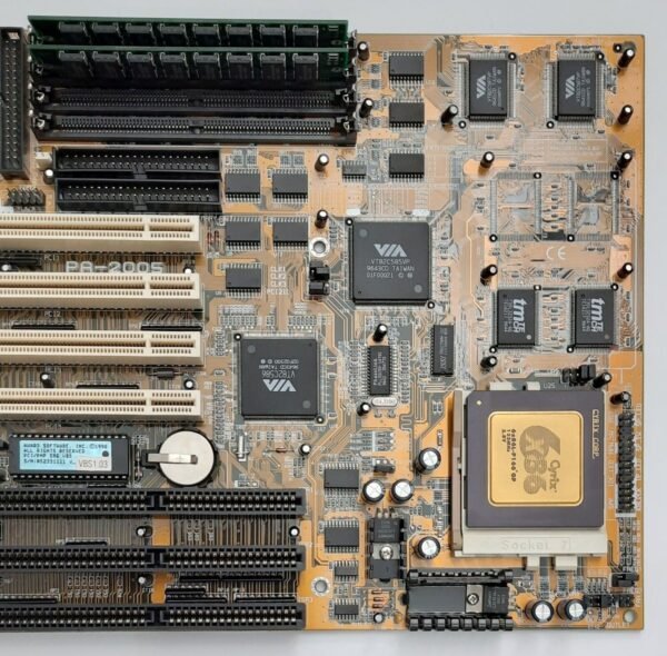 FIC PA-2005 Sockel 7 ISA retro Mainboard + Cyrix 6X86L-P166+ + 32MB RAM - Image 3