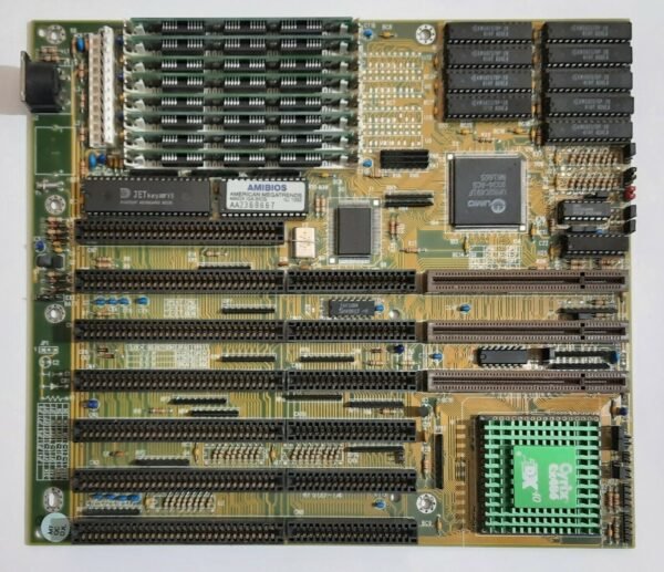 Modula Tech 4FVUD-1.4 486 ISA retro Mainboard + Cyrix 80486DX 40MHz + 8MB RAM
