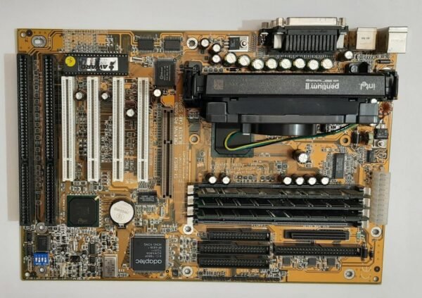 Gigabyte GA-686SLX Slot 1 AGP ISA SCSI Mainboard + Pentium II 300MHz + 96MB RAM
