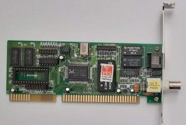 Edimax 2000RA ISA Netzwerkkarte (Realtek RTL8009, BNC, RJ45, retro, 1995)