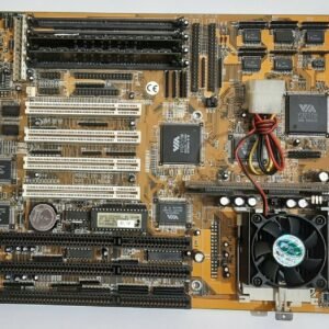 FIC PA-2002 Sockel 7 ISA Mainboard + Pentium 133MHz + 32MB EDO RAM + 256KB Cache