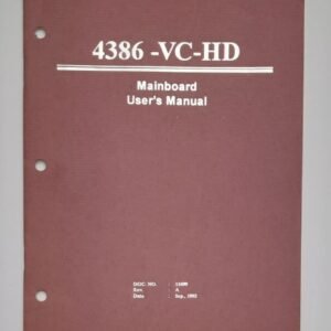 FIC 4386-VC-HD Mainboard User's Manual / Handbuch