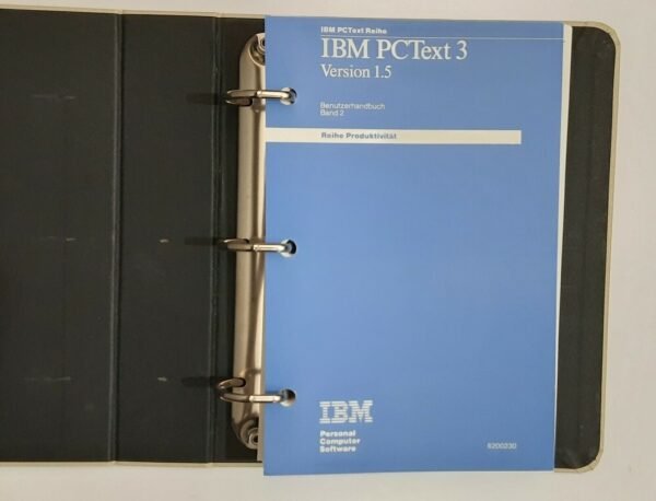 IBM PCText 3 Version 1.5 (5,25" Disketten inkl. Handbücher in 2 Orginalschubern) - Image 10