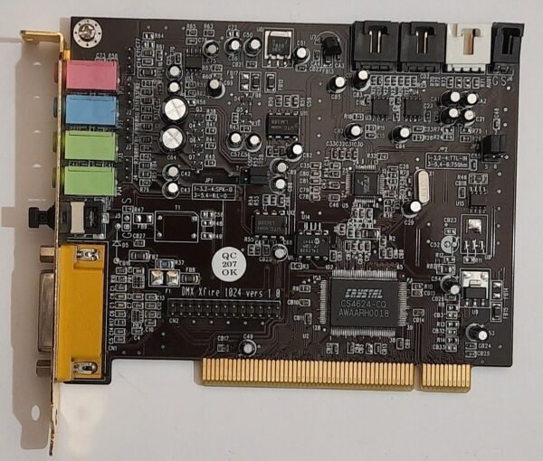 Terratec DMX XFire 1024 PCI Soundkarte (Crystal CS4624-CQ, 2000)