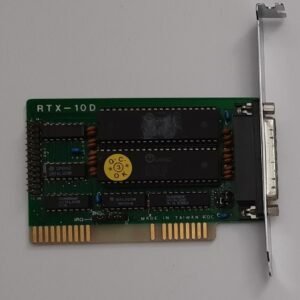 Costronic Real Time RTX-10D 8-bit ISA LPT Controller (parallel, retro, 1991)