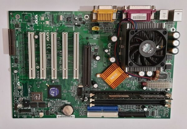 MSI K7T Pro2 MS-6330 Sockel A retro AGP Mainboard + Duron 1000MHz + 256MB RAM