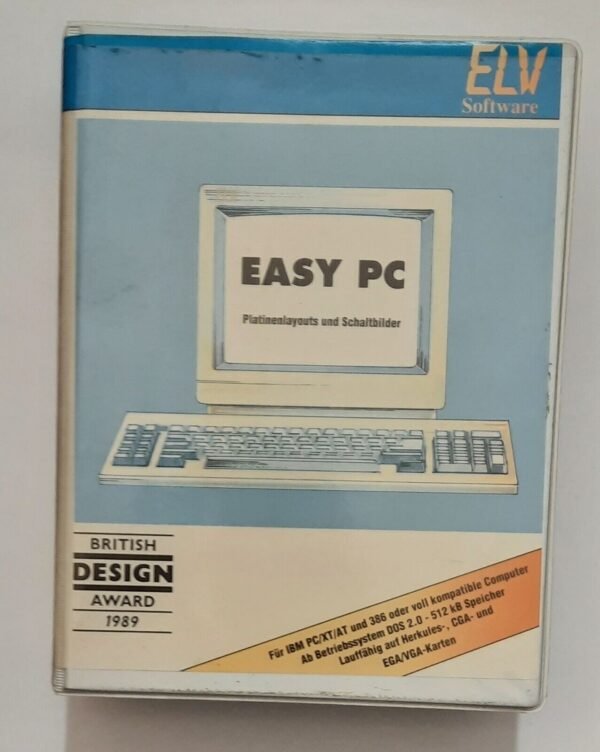 ELV Easy PC Platinenlayouts und Schaltbilder (5,25" Disketten, 1990, OVP)