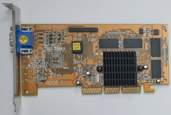 PowerColor X-Demon AGP Grafikkarte (C397SD, S3 Savage4 Pro, 32MB, retro, 1999)