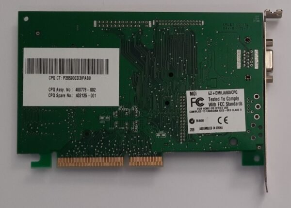 Matrox Millennium G200 AGP Grafikkarte (G2+DMILA/8D/CPQ, 8MB, 1999) - Image 4