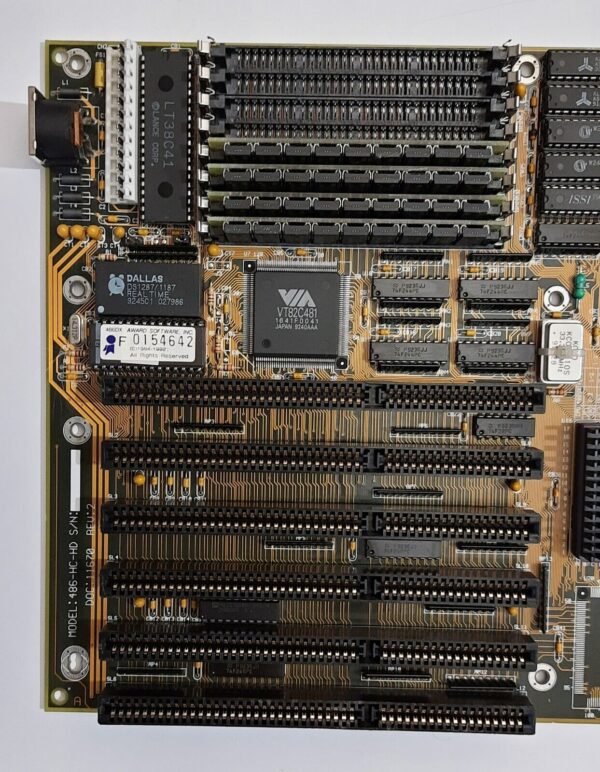 FIC 486-HC-HD 486 ISA retro Mainboard + Intel 80486DX 33MHz + 16MB RAM - Image 2