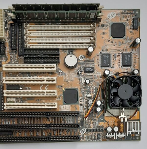 Chaintech 5TDM1 i430TX Sockel 7 ISA retro Mainboard + AMD K6 233MHz + 64MB RAM - Image 3