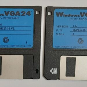 Genoa Windows VGA 24 VL Utility Programs (CL-GD5428, retro, 1993)