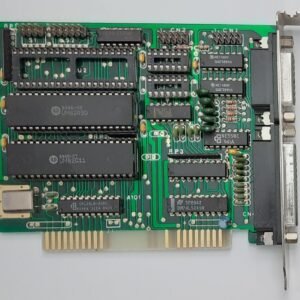 8-bit ISA Multi-I/O Controller (RS-232, COM-Port, seriell, LPT, UMC, 1989)
