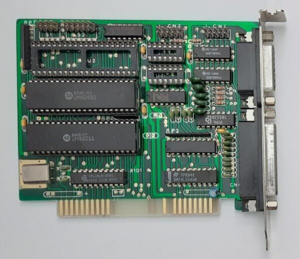 8-bit ISA Multi-I/O Controller (RS-232, COM-Port, seriell, LPT, UMC, 1989)