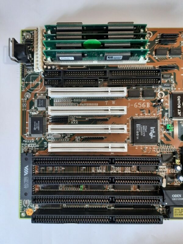 Jetway J-656B Sockel 7 ISA Mainboard + Intel Pentium 133MHz + 32MB EDO RAM - Image 2