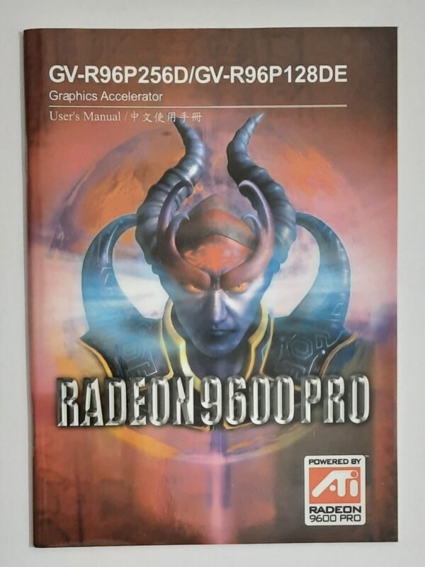 Gigabyte Radeon 9600 Pro (GV-R96F256D/GV-R96P128DE) User's manual / Handbuch