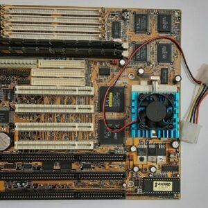 PCChips M537 Sockel 7 ISA Mainboard + Intel Pentium MMX 166MHz + 64MB SD-RAM