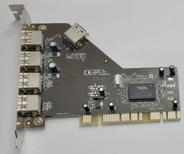 SD-U2VIA6202-4I USB 2.0 PCI Controller (VIA, retro, 2003) - Image 2