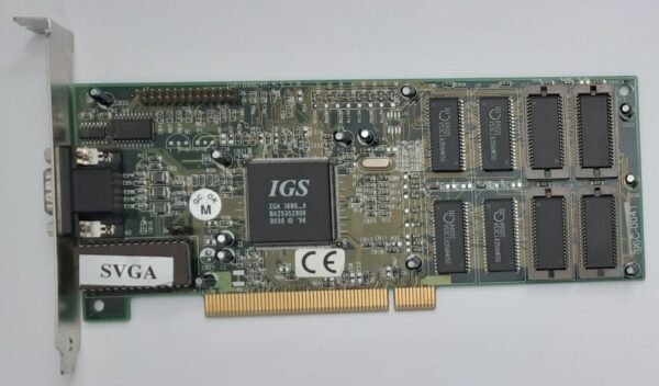 Shuttle HOT-137 PCI Grafikkarte (IGS IGA 1680-A, 4MB, retro, 1996)