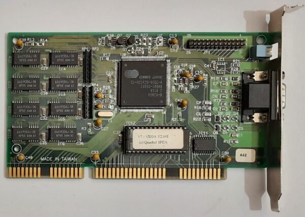 SPEA V7-VEGA ISA Grafikkarte (Cirrus Logic CL-GD5426, 1MB, retro, 1993)