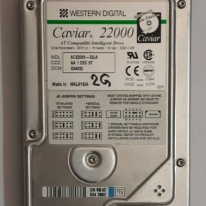Western Digital Caviar 22000 IDE Festplatte (2000MB, 2GB, retro, 1997)