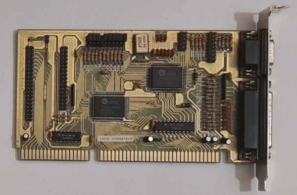 Pine PT-606 ISA Multi-I/O IDE Floppy Controller (UMC UM82C863F, retro, 1992)