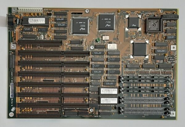 CPU-3216SX 386 ISA Mainboard (Intel Zymos) + Intel 80386SX 16MHz + 4MB RAM
