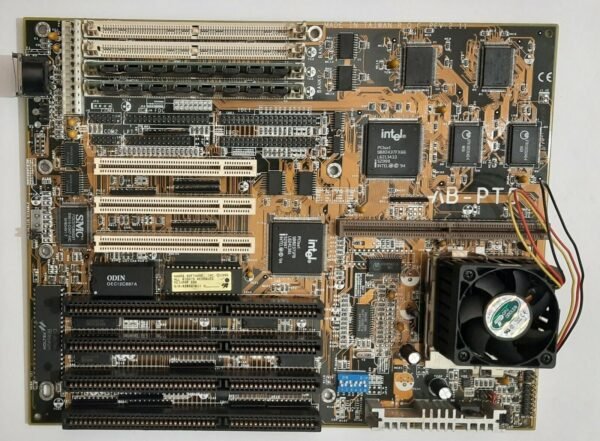 ABIT AB-PT5 ISA Sockel 7 retro Mainboard + Intel Pentium 133MHz + 32MB EDO-RAM