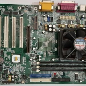 QDI KinetiZ 7T Sockel A retro AGP Mainboard + AMD Athlon 800MHz + 768MB SD-RAM