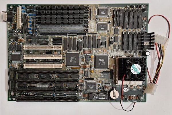 FIC PA-2000 Sockel 5 ISA Mainboard + AMD 5k86-P75 75MHz + 32MB EDO-RAM
